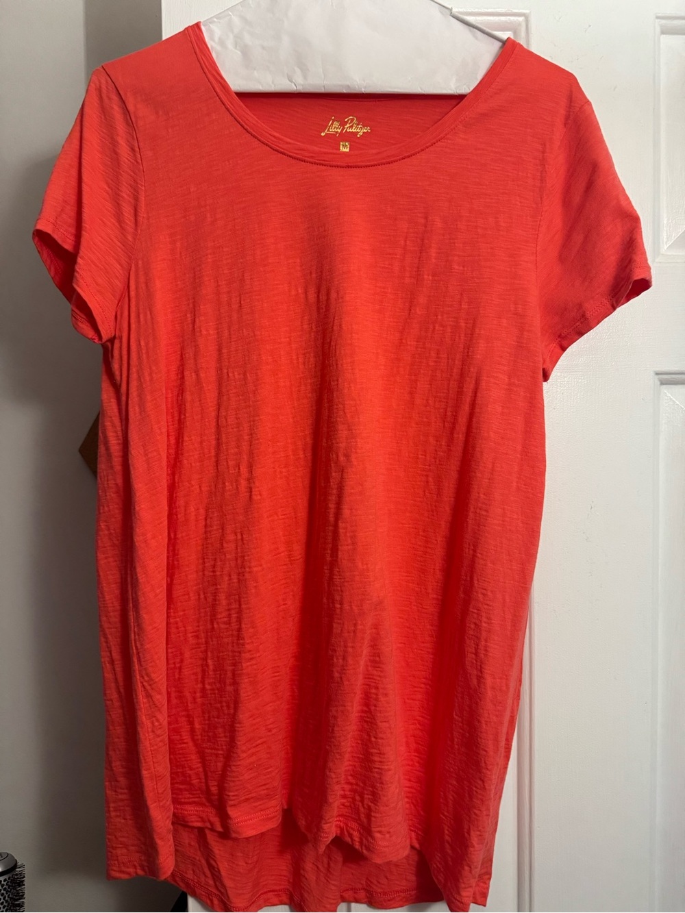 Lilly Pulitzer Bright Coral Short-Sleeve Crew Tee